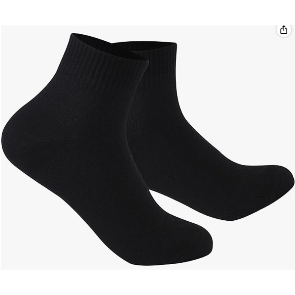 Randy Sun Waterproof Hiking Socks Unisex XS Black Cushioned Ankle Trekking - Picture 3 of 4
